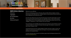 Desktop Screenshot of collection.mmfa.org